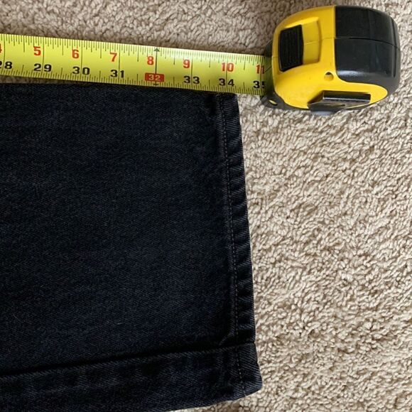 Levi's Vintage 505 Black Jeans Regular Fit size‎ 36 x 34 - Picture 7 of 9